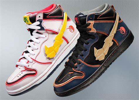 gundam nike dunks|Nike sb dunk high release date.